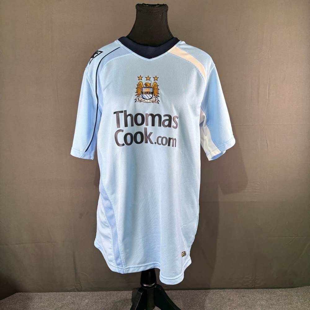 Manchester City Jersey Men’s M 2008 - 2009 Home Le Coq Sportif Football Soccer